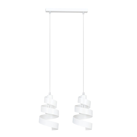 Lampa wisząca SAGA 2 WHITE Emibig 351/2 biały
