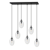Lampa wisząca ASTRAL 6 Emibig 1265/6 czarny