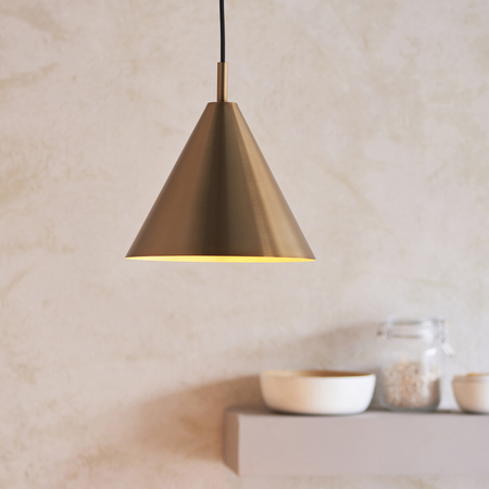 Lampa wisząca Endon Lighting Cape 102891 mosiądz