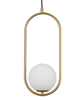 Lampa wisząca Luces Exclusivas RENGO LE41771 mosiądz