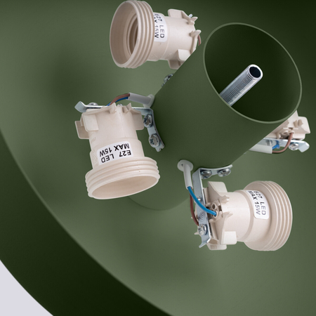 Sollux Lighting Plafon OMIQ zielony oliwkowy SL.1680