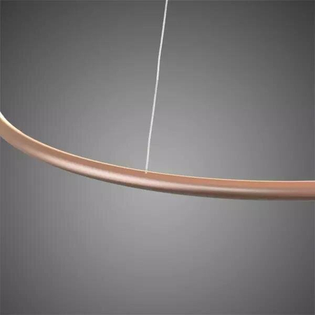 Lampa wisząca Ledowe Okręgi No.3 80cm 3k miedziana Dali