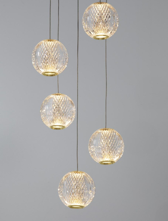 Lampa wisząca Luces Exclusivas CANA złoty LE42693