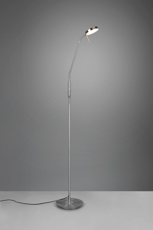 Lampa podłogowa Trio 423310107 srebrny