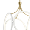 Lampa wisząca LED Ciri - Biała / Szampańskie złoto Quintiesse QN-CIRI-P-WH