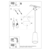 Sollux Lighting Lampa wisząca ceramiczna GULCAN SL.0849