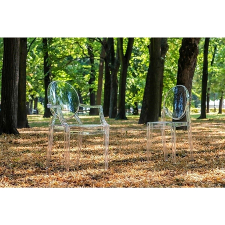 Krzesło LOUIS transparentne - poliwęglan