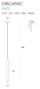 Lampa wisząca Maxlight P0172 chrom