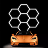 Lampa LED Hexagon Blaupunkt 230W geometryczny panel sufitowy led 4000K CRI90 w kształcie plasta miodu