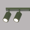 Sollux Lighting Plafon KARBON 6L zielony oliwkowy SL.1623