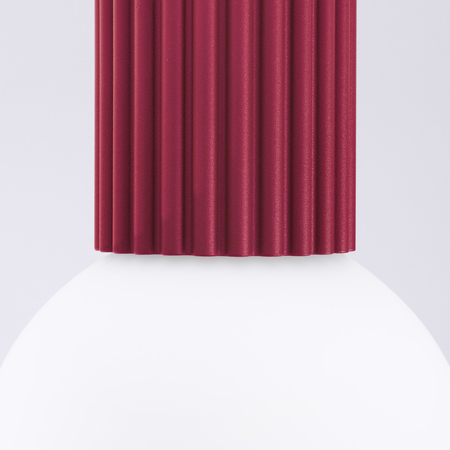 Sollux Lighting Plafon HALO burgund IP44 SL.1748