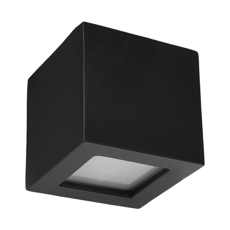 Sollux Lighting Kinkiet ceramiczny LEO czarny SL.0872
