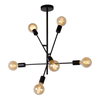 Lampa sufitowa Lucide LESTER 21119/06/30 czarny/srebrny