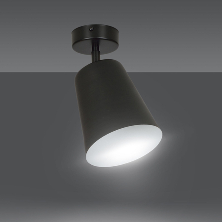 Lampa wisząca PRISM 1 BLACK / WHITE Emibig 385/1 biały/czarny