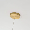 Lampa wisząca Midway duża 1xLED złota LP-033/1P L GD