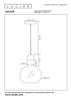 Lampa wisząca Lucide JULIUS 34438/20/65 złoty