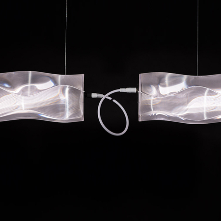 Lampa wisząca Slamp HUGO ARCHITECTURAL SYSTEM 2 - PRISMA HUGSSS2PRS01TAR000EU przezroczysty