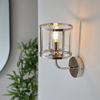 Kinkiet Endon Lighting Hopton 106003 nikiel