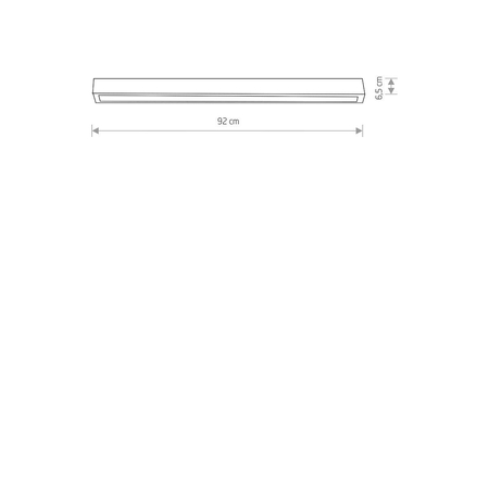 Lampa sufitowa STRAIGHT CEILING LED M Nowodvorski 7558 biały