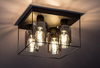 Lampa sufitowa Rabalux Chadwick 71034 czarny
