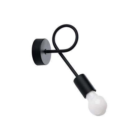 Sollux Lighting Kinkiet LEVAR czarny SL.1454