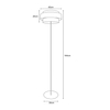 Lampa podłogowa ETELA Kaja K-5175 czarny