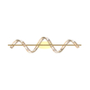 Lampa sufitowa Zuma Line MX3170-1-3GT ATHESA LAMPA SUFITOWA ZŁOTA/GOLD