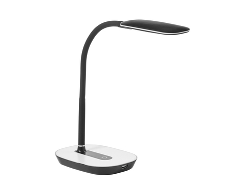 Lampa stołowa LENA czarny LED 6,5W 4000K 530lm ściemnianie 3 tryby, ładowarka USB
