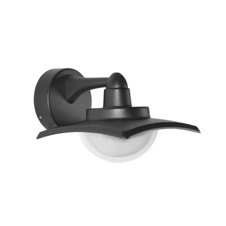 Kinkiet zewnętrzny Italux Isola OWL-6950-4K Czarny piaskowany