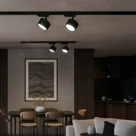 Milagro Oprawa Cyklop Track Czarny 1xGx53 3-Obwodowy ML2131 CZARNY