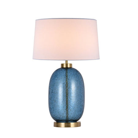 Lampa stołowa Amur niebieska LP-919/1T