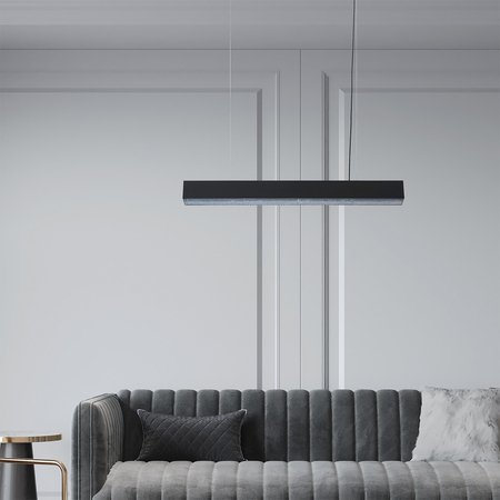 Light Prestige Lampa wisząca Mira M czarna Tuya LED CCT LP-1201/1P M BK Smart