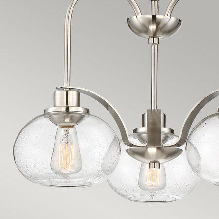 Żyrandol Elstead Lighting Trilogy szary QZ-TRILOGY3-BN