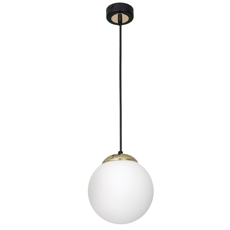 Milagro Lampa wisząca SPARTA BLACK / GOLD 1xE27 MLP6495 CZARNY / ZŁOTY