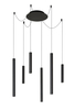 Lampa wisząca Lucide LORENZ 74403/06/30 czarny