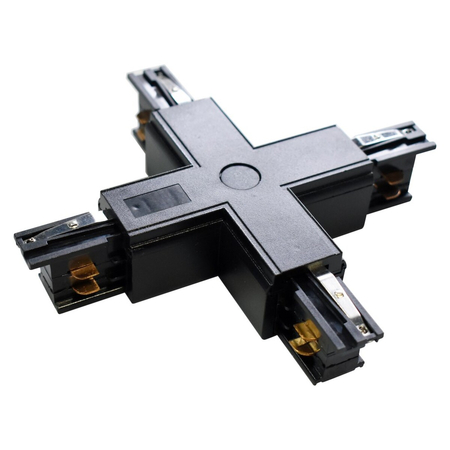 Eko-Light Łącznik Lampy Track Light Czarny 3-obwodowy Typ: + ML7098 CZARNY