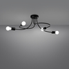 Sollux Lighting Żyrandol LEVAR 4 czarny SL.1455