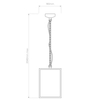 Lampa zewnętrzna wisząca Astro Homefield Pendant 240 1095010 Czarny z Teksturą