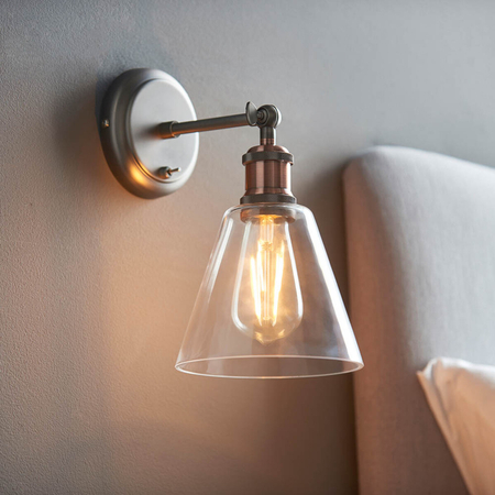 Kinkiet Endon Lighting Hal 92874 patyna