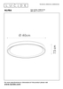 Lampa sufitowa Lucide NURIA 79182/24/30 czarny