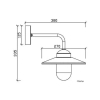 VANSBRO 1920 BLACK E27 LED 9W