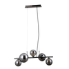 Lampa wisząca Italux PND-406007-5A-BCR Czarny chrom