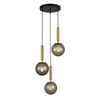 Lampa wisząca Italux PND-2324-3A BRO+SG Ravena