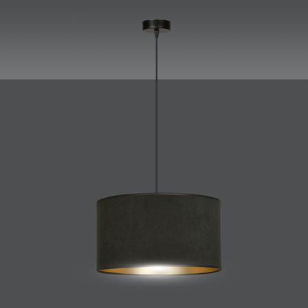 Lampa wisząca HILDE 1 BL BLACK Emibig 1054/1 czarny