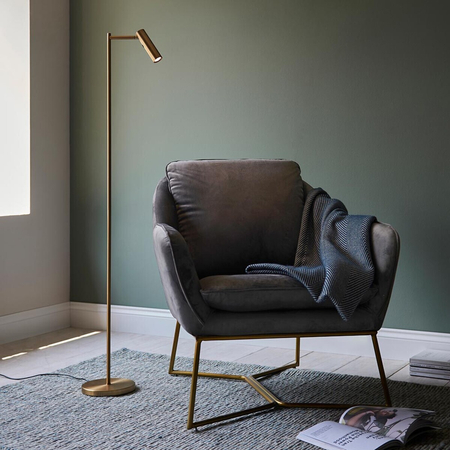 Endon Lighting Lampa podłogowa 99774 mosiądz