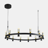 Lampa wisząca Italux Almelo PND-83812-24 Czarny, złoty