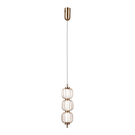 Lampa wisząca Italux Pedro PND-34405-3V-HBR Złoty