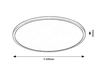 Lampa sufitowa Rabalux Ezio 71157 czarny matowy