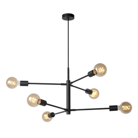Lampa wisząca Lucide LESTER 21424/06/30 czarny