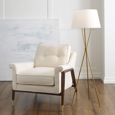 Lampa podłogowa Elstead Lighting Penny mosiądz FE-PENNY-FL-BB